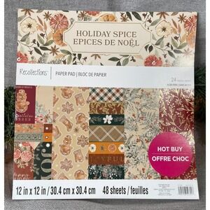 Recollections Holiday Spice 12x12 Paper Pad